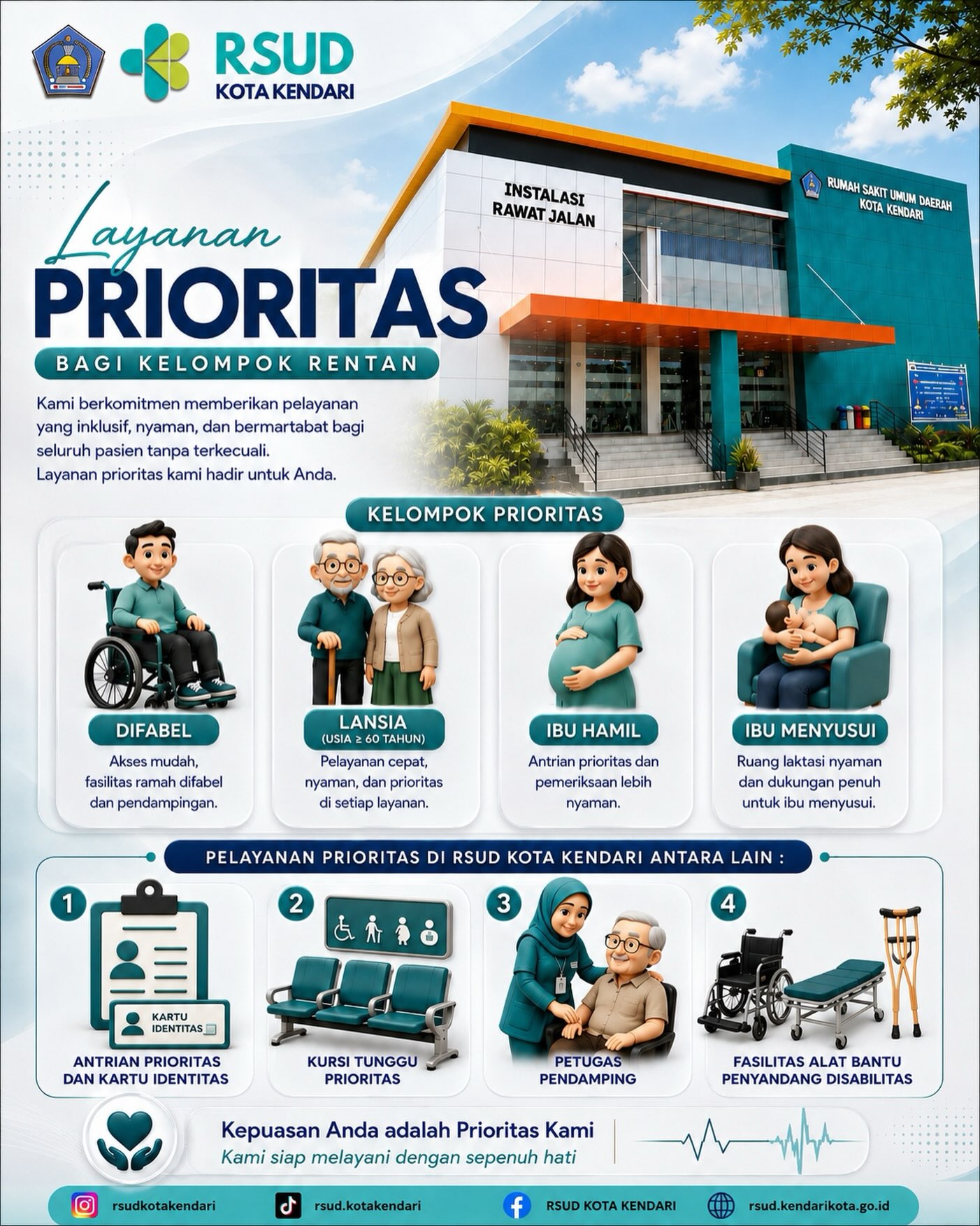 Layanan Prioritas untuk Kelompok Rentan di RSUD Kota Kendari 