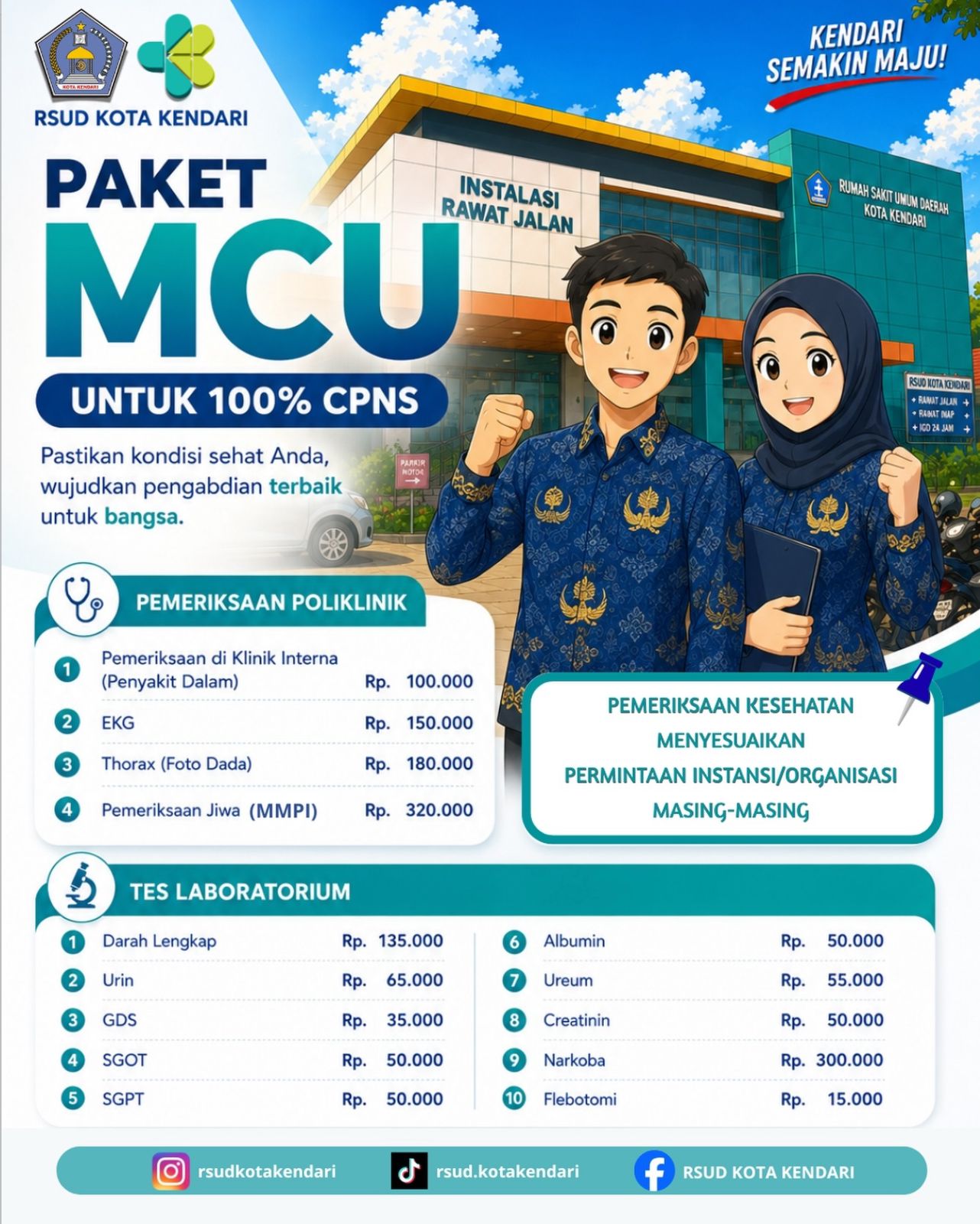 Paket MCU Untuk  CPNS 100%